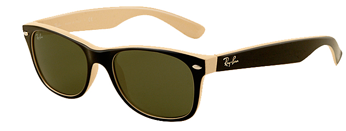 RAY BAN 2132 TOP BLACK ON BEIGE 875