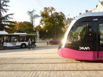 Tramway de Dijon (crédits Photos : Divia)